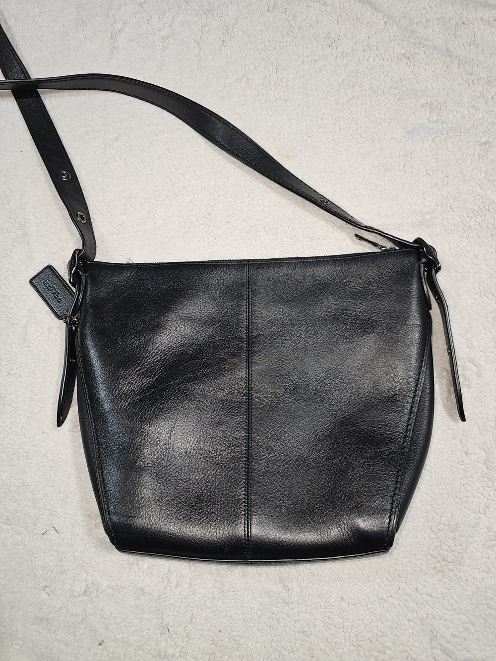 Coach Black Leather Crossbody Bag - Picture 7 of 12